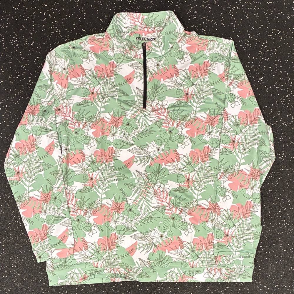 Shank it Golf  Floral Pullover